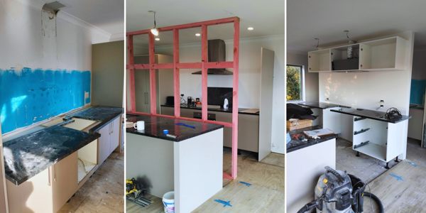 Before photos of kitchen renovation