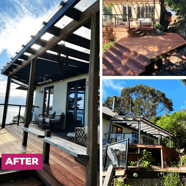 Pergola upgrade results after