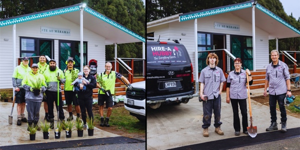 Hire A Hubby and Green Acres - Voluntering at Te Ao Mārama Barnardos Aotearoa