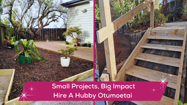 Garden and timber stairs makeover