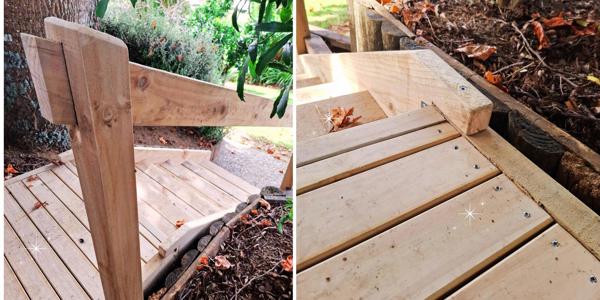 Timber Stairs - Before and After Materials