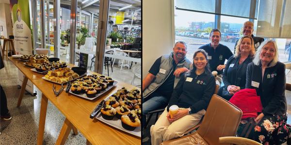 Brekfast and Green Acres and Hire A Hubby Support office Team